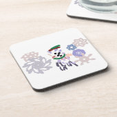 Yeti winter fun getränkeuntersetzer (Linke Seite)