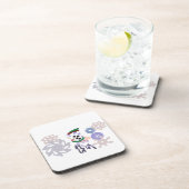 Yeti winter fun getränkeuntersetzer (Rechte Seite)