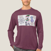 Yeti winter fun Tri-Blend shirt (Vorderseite)