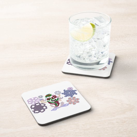 Yeti winter rock getränkeuntersetzer (Rechte Seite)