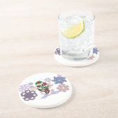 Yeti winter rock getränkeuntersetzer (Seite)