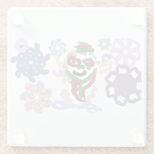 Yeti winter rock glasuntersetzer (Rückseite)