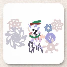 Yeti Winter-Spaß Getränkeuntersetzer
