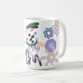 Yeti Winter Spaß Kaffeetasse (VorderseiteRechts)