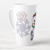 Yeti Winter Spaß Milchtasse (Linke Ecke)