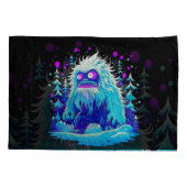 Yeti Winter Wonderland Kissenbezug (Rückseite)