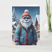 Yeti zu Weihnachten (Vorderseite)