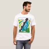 Yetis gehen auch in den Himmel! T-Shirt (Vorne ganz)