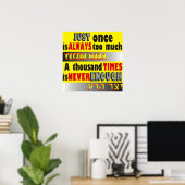 Yetzer Hara Poster (Heimbüro)