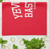 Yevgeny Bastard #LifeKommentar Geschirrtuch (Gefaltet)