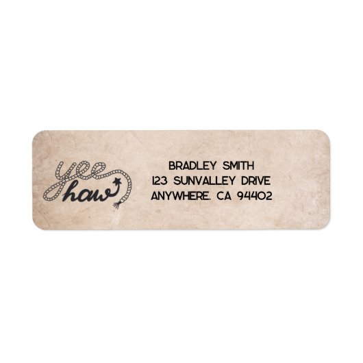 Yew-Rücksendeadresse (Vorne)