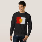 Yezidi Flag Ezidi Sweatshirt (Vorne ganz)