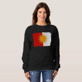 Yezidi Flag Ezidi Sweatshirt (Vorne ganz)