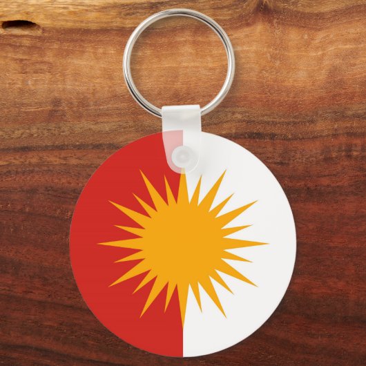 Yezidi Flag Schlüsselanhänger (Vorderseite)