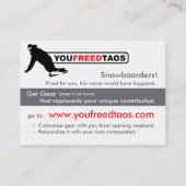 YFT mollig Visitenkarte (Rückseite)