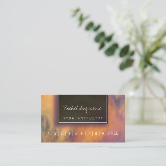 YGA Instruktor Loyalty Punch für Wasserfarbe Treuekarte (Stehend Vorderseite)