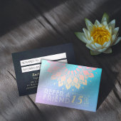 YGA Meditation Instructor Referenz Gold Mandala Empfehlungskarte