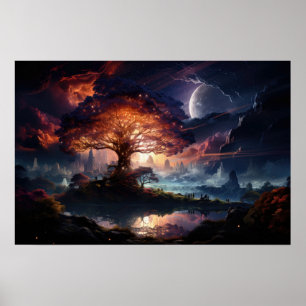 Yggdrasil am Weltenende Poster