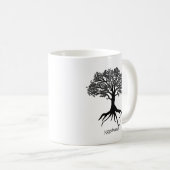 Yggdrasil Baum des Lebens Kaffeetasse (VorderseiteRechts)
