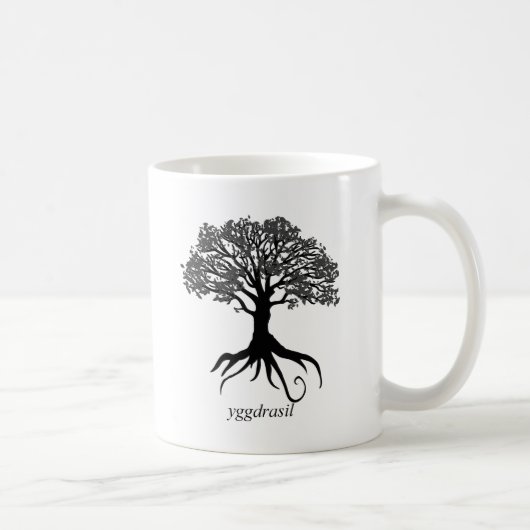 Yggdrasil Baum des Lebens Kaffeetasse (Rechts)