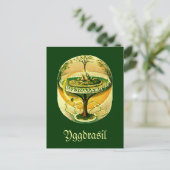 Yggdrasil, Baum des Lebens Postkarte (Stehend Vorderseite)