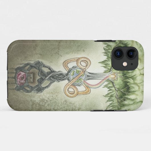 Yggdrasil Case-Mate iPhone Hülle (Rückseite (Horizontal))