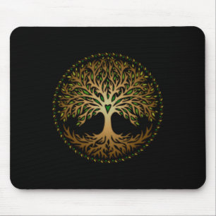 Yggdrasil, Celtic, Tree, Life, Norse, Mythologie, Mousepad