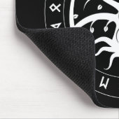 Yggdrasil Circle Runes Mouse Pad Mousepad (Ecke)