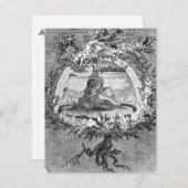 Yggdrasil Feiertagskarte (Vorne/Hinten)