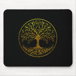 Yggdrasil, keltischer Baum des Lebens, nordische M Mousepad