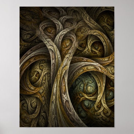 "Yggdrasil" Kunstdrucke Poster (Vorne)