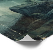 Yggdrasil Norse Samhain Halloween Nordic Poster (Ecke)