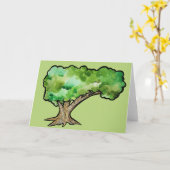 Yggdrasil Norse Tree of Life Karte (Gelbe Blume)