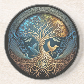 Yggdrasil Tree of Life Getränkeuntersetzer