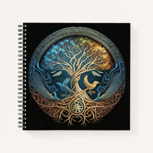 Yggdrasil Tree of Life Notizblock