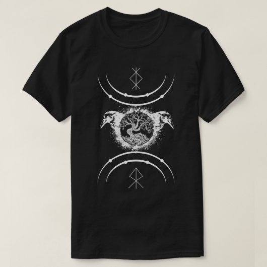 Yggdrasil Wandern im Norden  T-Shirt (Design vorne)