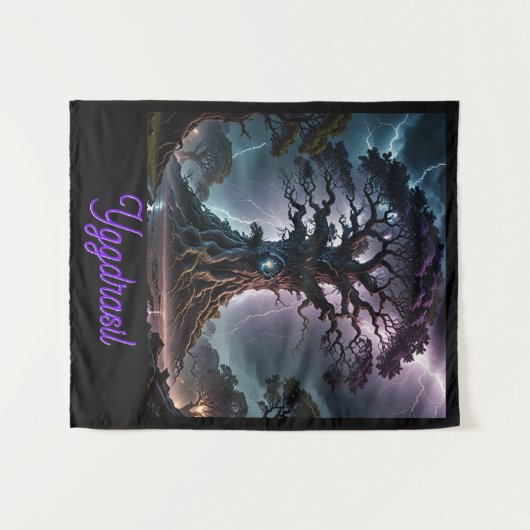 Yggdrasil Wandteppich (Vorderseite (Horizontal))