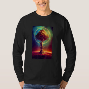 Yggdrasil Weltenbaum des Lebens Wikinger Keltisch  T-Shirt