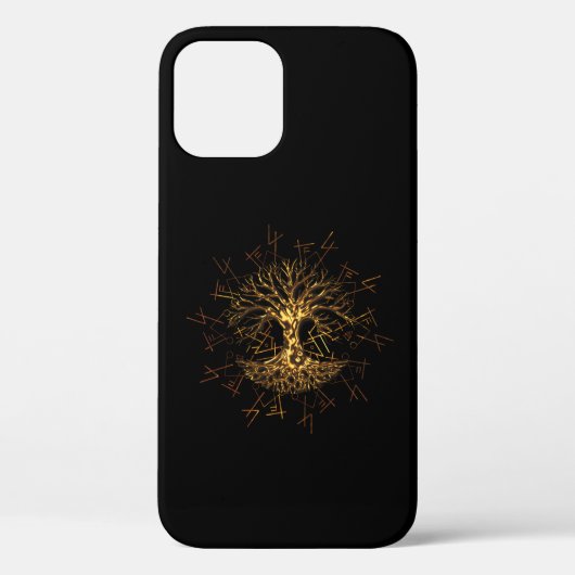 Yggdrasil World ash Tree of Life Pagan Case-Mate iPhone Hülle (Rückseite)