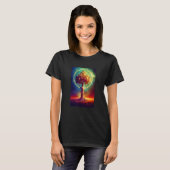 Yggdrasil World Tree of Life Viking Celtric Unique T-Shirt (Vorne ganz)