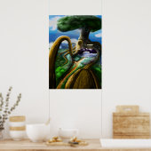 Yggdrassil Poster (Küche)