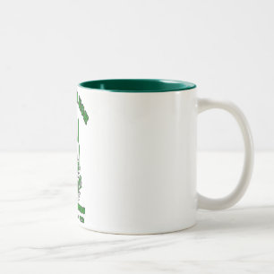 YHS GREEN 1960-1973 ZWEIFARBIGE TASSE