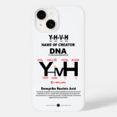 YHVH-DNA Chemical Bond Case-Mate iPhone Hülle (Rückseite)