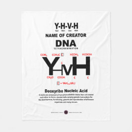 YHVH-DNA Chemical Bond Fleecedecke