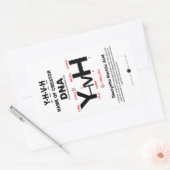 YHVH-DNA Chemical Bond Rechteckiger Aufkleber (Umschlag)