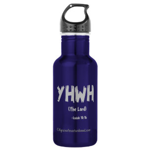 YHWH Bible Quotes Trinkflasche