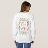 Yhwh Blumenweibchen-Sweatshirt Sweatshirt (Schwarz voll)