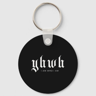 Yhwh Christlich Streetwear Ästhetische Bibel-Schri Schlüsselanhänger