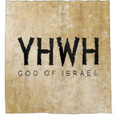 YHWH (Jehovah) Duschvorhang (Vorderseite)