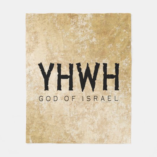 YHWH (Jehovah) Fleecedecke (Vorderseite)